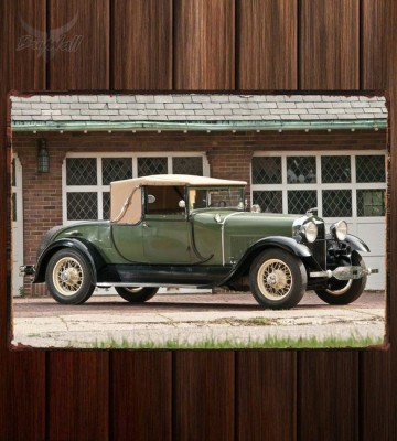 Металлическая табличка Lincoln Model L Club Roadster by Locke